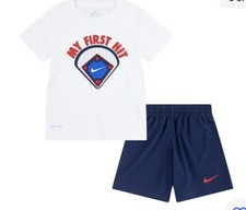 New Nike Little Boys Graphic Top  Shorts Set Choose Size 7