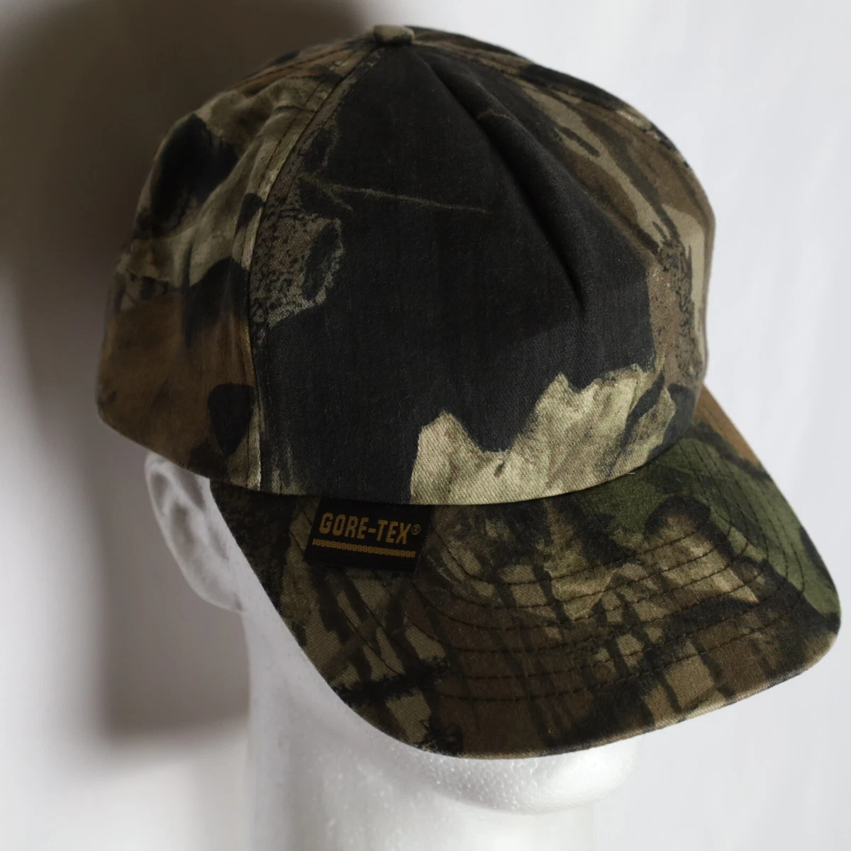 Whitewater Outdoors Gore Tex Hat Men s L Camo Waterproof Cap 90 s USA Vintage