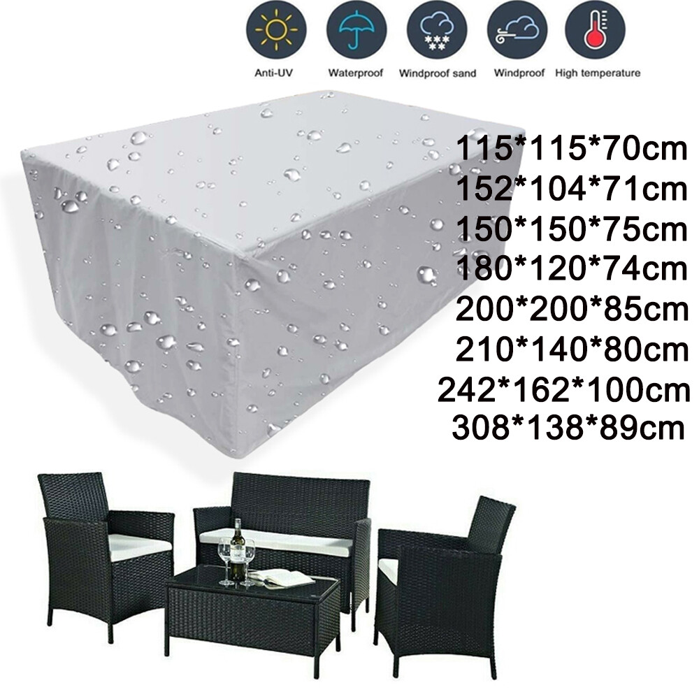Garden Furniture Cover Rattan Table Set Cube Covers Outdoor