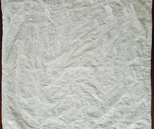 Style and Co Pillow Sham Cover Embroidered Leaves on Sage Green Euro 26" Sq