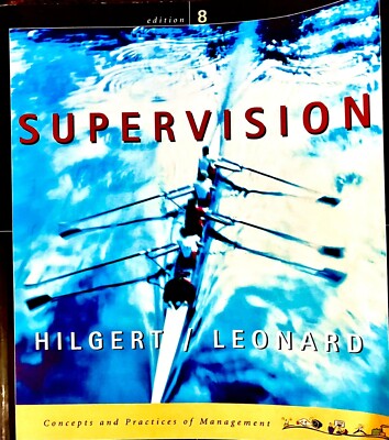 Supervision: Concepts and Practices of Management - Edition 8 - GOOD