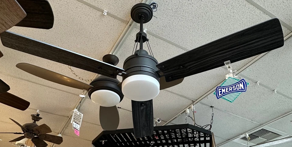 Emerson CF205-GRT HighPointe 54" Indoor Ceiling Fan Graphite Finish White Glass - Image 4 of 4