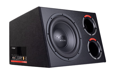 Vibe Pulse CBR12A Amplifed DSP 12'' Bass Box Gehäuse 300 Watt RMS eingebauter Verstärker