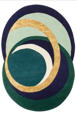 Toulemonde Bochart Oval Shaped Rug With a Greatest Colour Combination