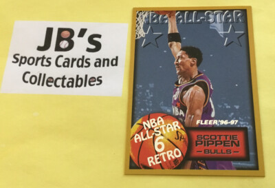 1996-1997 96-97 Fleer Scottie Pippen NBA All-Star Retro Chicago Bulls Last  Dance