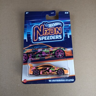 Hot Wheels 2024 HW Neon Speeders 5:8 1995 Mitsubishi Eclipse | eBay