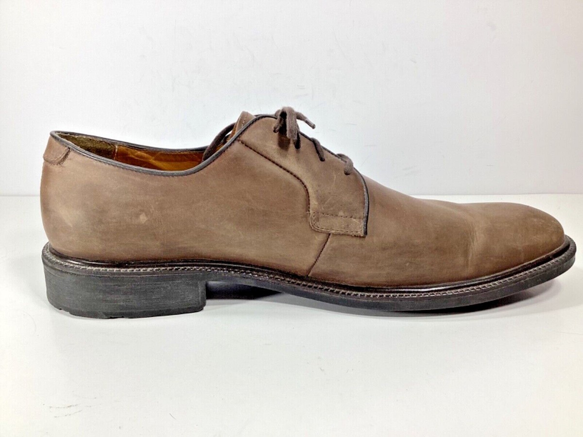 Johnston & Murphy Mens 11 W Flex Brown Leather Sheepskin Oxfords Men main image 3