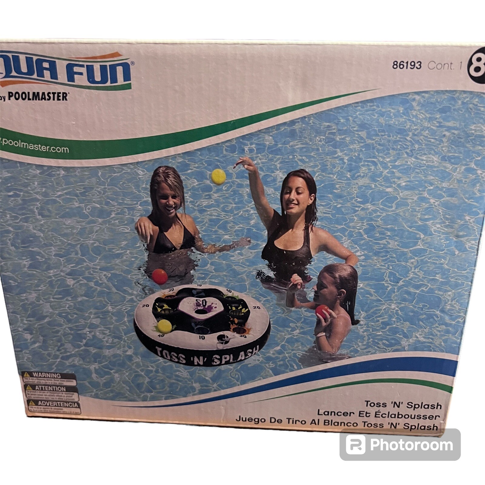 Poolmaster 86193 Toss N Splash Game Float for Swimming Pool Spa NEW