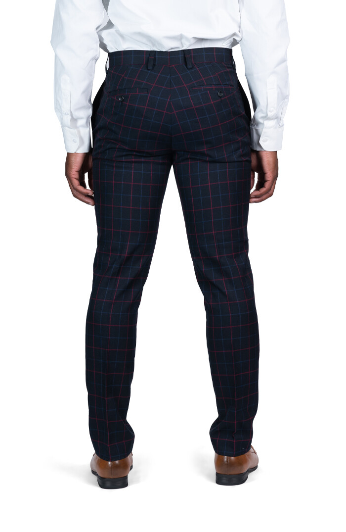 black plaid dress pants Slim Fit & Red Windowpane Flat Front Fitted Slacks AZAR Color. Color: Blue Plus Size Black Dresses: Color:Sea Mist (MediumSeaGreen) Skinny PantsPlaidFaux Front And