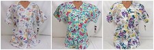 Barco Short Sleeve Button Front Lab Coat/Scrub Top SG132 384C