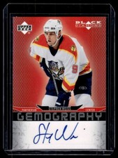 2007-08 Upper Deck Black Diamond Gemography Stephen Weiss Auto Florida Panthers
