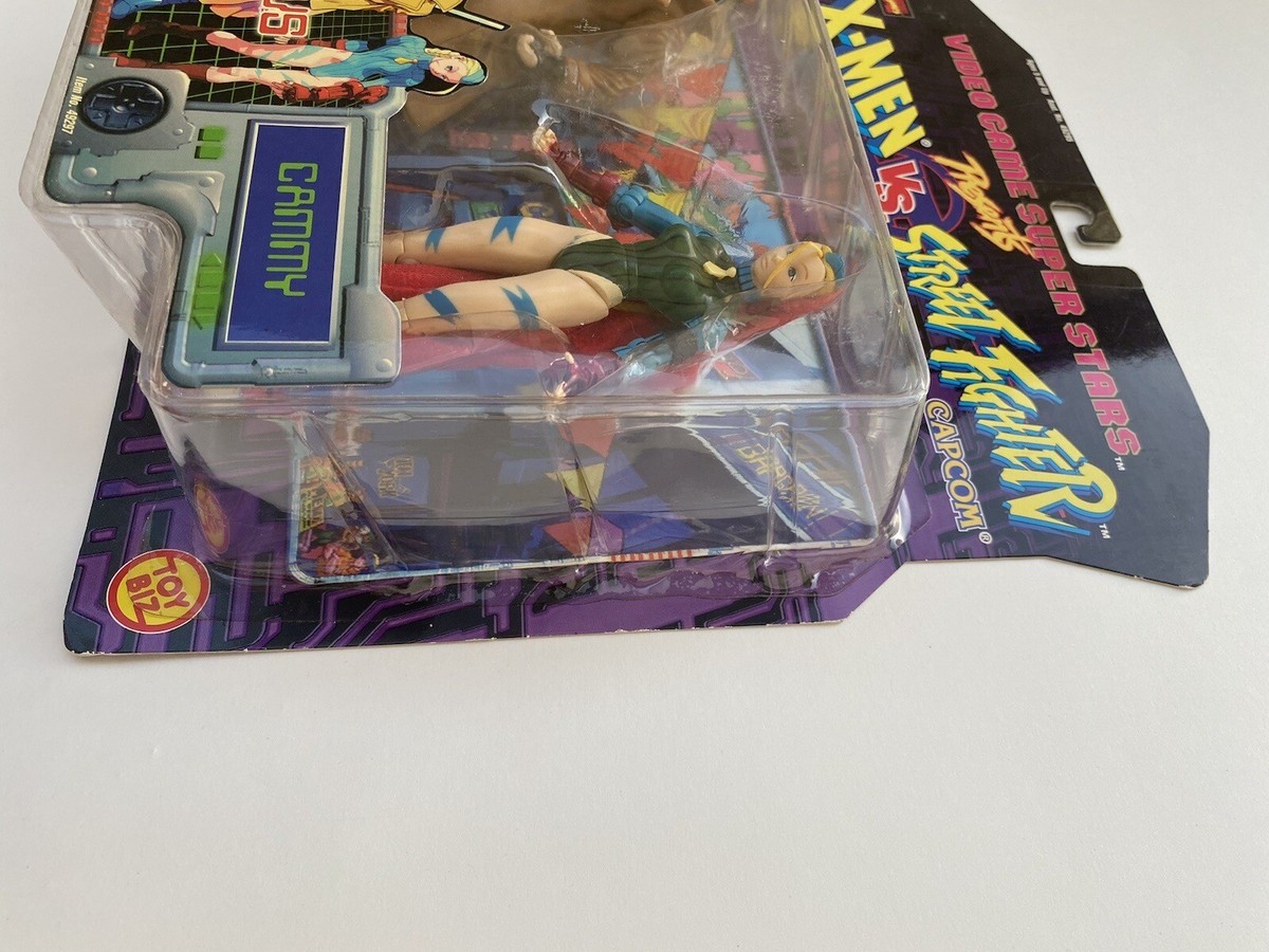 1998 Toy Biz X-Men vs Street Fighter GAMBIT vs CAMMY Video Game