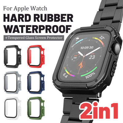 For Apple Watch Ultra 8/7/6/5/4/SE 49/41/45/44mm Full Case Rugged Bumper  Cover