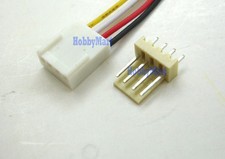 2510 2.54mm 4-Pin Female Connector Housing with wire and Male Header x 10 SETS