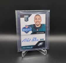 MACK HOLLINS 2017 Donruss Elite Pen Pals Autograph Rookie PATRIOTS UNC TARHEELS