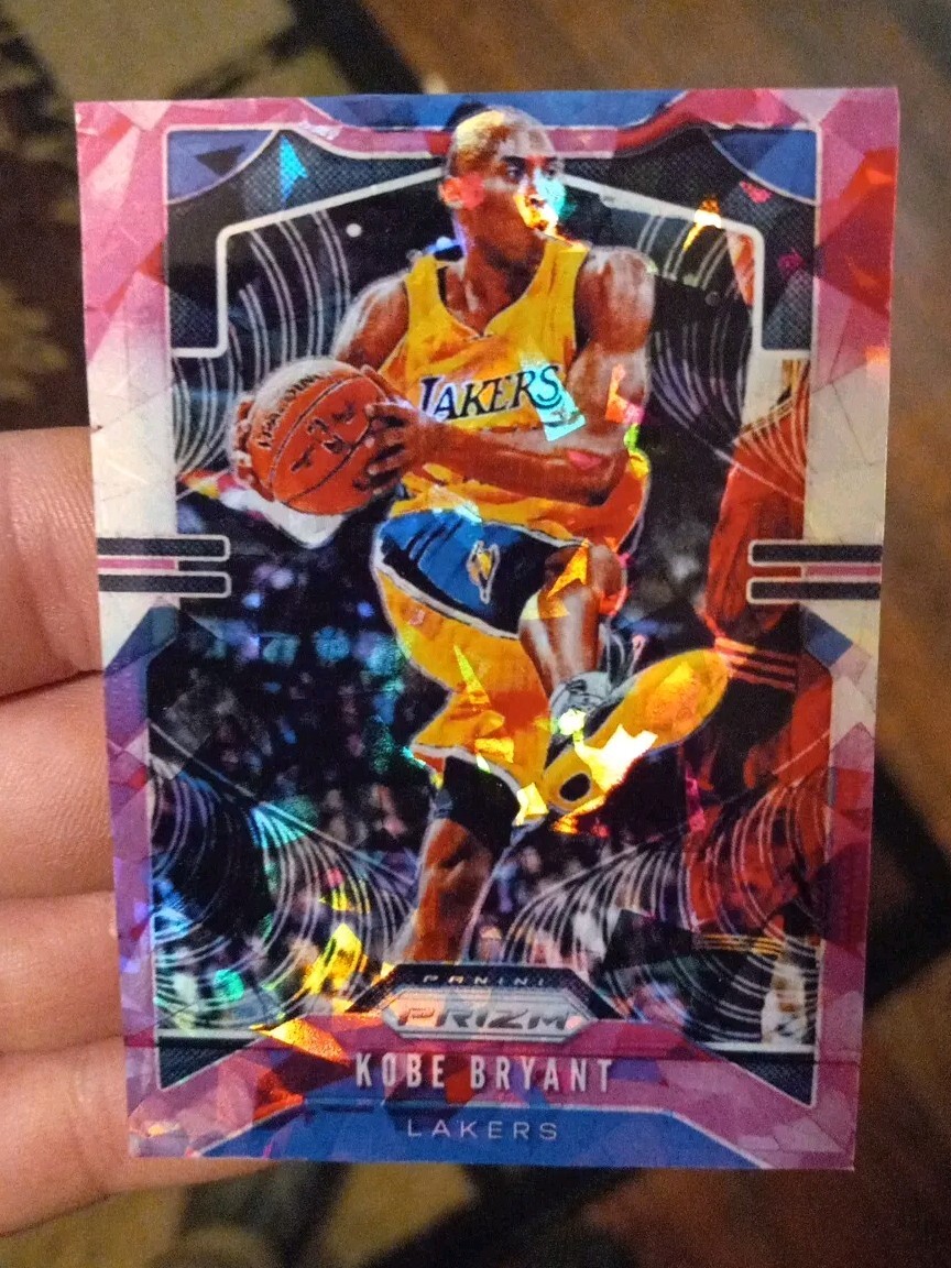 Kobe Bryant 2019-20 Panini Prizm Pink Cracked Ice #8 Los Angeles Lakers 