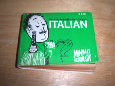 ROBERT STRASSER NORA KISS ITALIAN MINIMAX DICTIONARY 1969 HERDER 16MO SC VG+