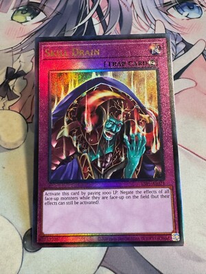 Yugioh Asian English ES01-AE071 Skill Drain Ultimate Rare Near Mint