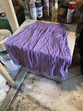 VINTAGE HANDMADE Purple SKIRT T2