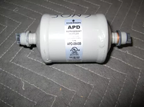 Emerson APD-084SB Refrigerant Muffler *NOS* - Not In Factory Carton