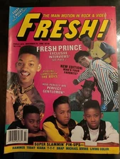 Vintage Fresh Magazine November 1990 Featuring WILL SMITH  , BELL BIV DeVOE 