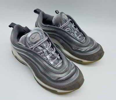 Nike Air Max 97 Ultra 17 LX Women's Running Shoes Size 7 Gunsmoke Grey White