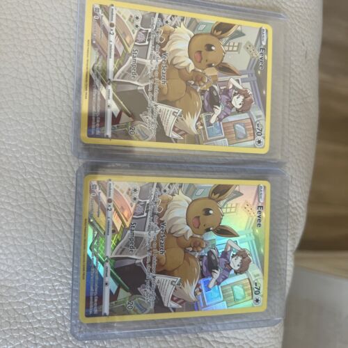 Eevee TG11/TG30 (2x) Swsh09: Brilliant Stars Trainer Gallery Holo NM