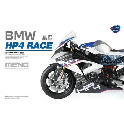 MENG MODEL MENG-MT004S BMW HP4 Race - Pre-colored Edition (1:9)