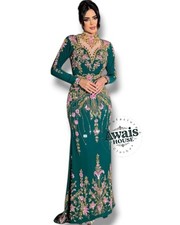 Luxury Mermaid Evening Dresses Beaded Pearls Crystals Satin Prom Party Gowns New