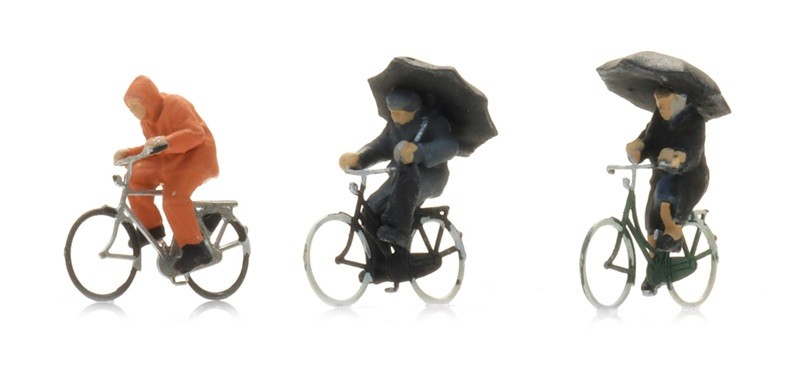 Artitec 5160037 - 1/160 / N - Cyclists IN Rain (3x) - New