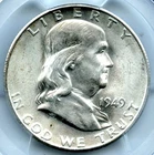 1949-S Franklin Half Dollar, PCGS MS63