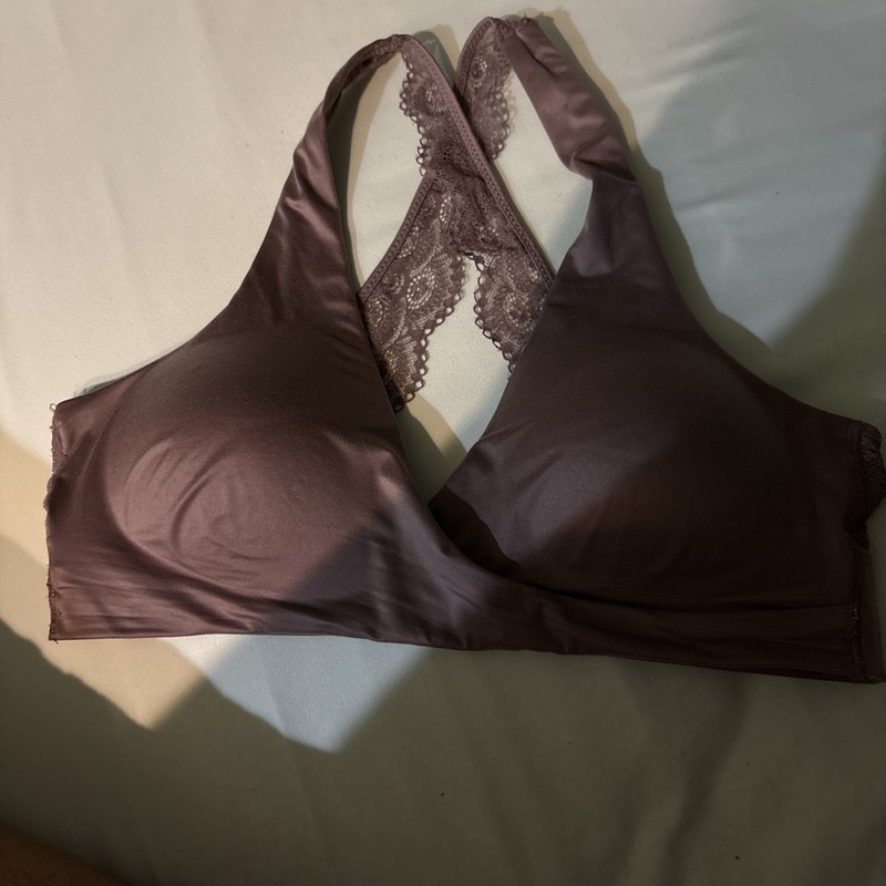 Gilligan & O'Malley Bra Size M Dusty Rose Padded Wireless Pullover