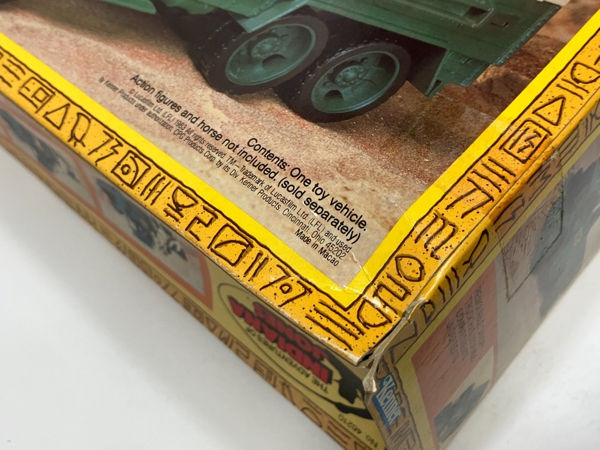 vintage Kenner INDIANA JONES Desert Convoy Truck (NEW inside