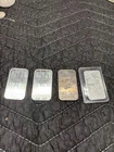 4x 1 Troy Ounce Of .999 Silver Bars.