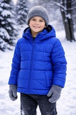 Swiss Tech Kid's Winter Puffer Jacket Size XXL 18 Blue Performance Gear
