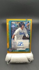 2025 Topps Pro Debut Luis Baez Gold Refractor Signatures /50 #17698 S