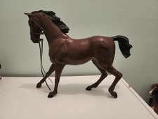 Vintage Marx Horse Johnny West "Best of the West" Flame in Dark Bay