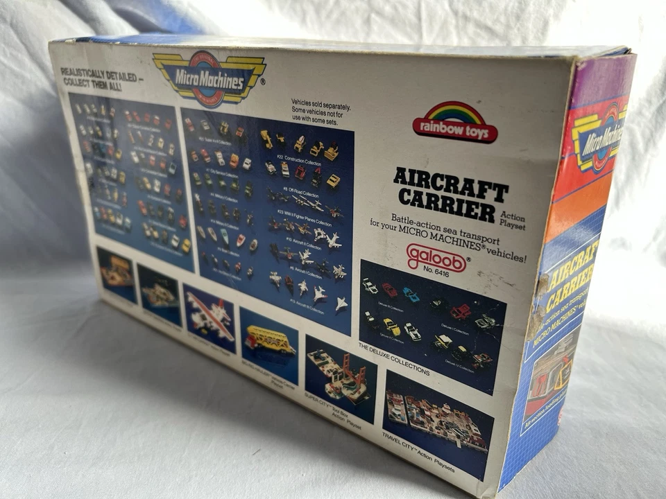 Micro Machines, Galoob, 1988, Авианосец, Почти Полный, В Коробке - Изображение 4 из 4