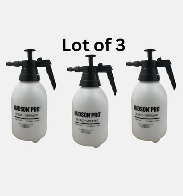 #ad #ad Water Pressure Bottle Hand Pump High Pressure Bleach Sprayer Hudson Pro Lot Of 3 $49.95