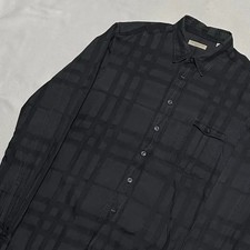 Burberry Gray Check Shirt M