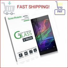amFilm Glass Screen Protector for Razer Phone 2, Razer Phone (2 Pack) Tempered G