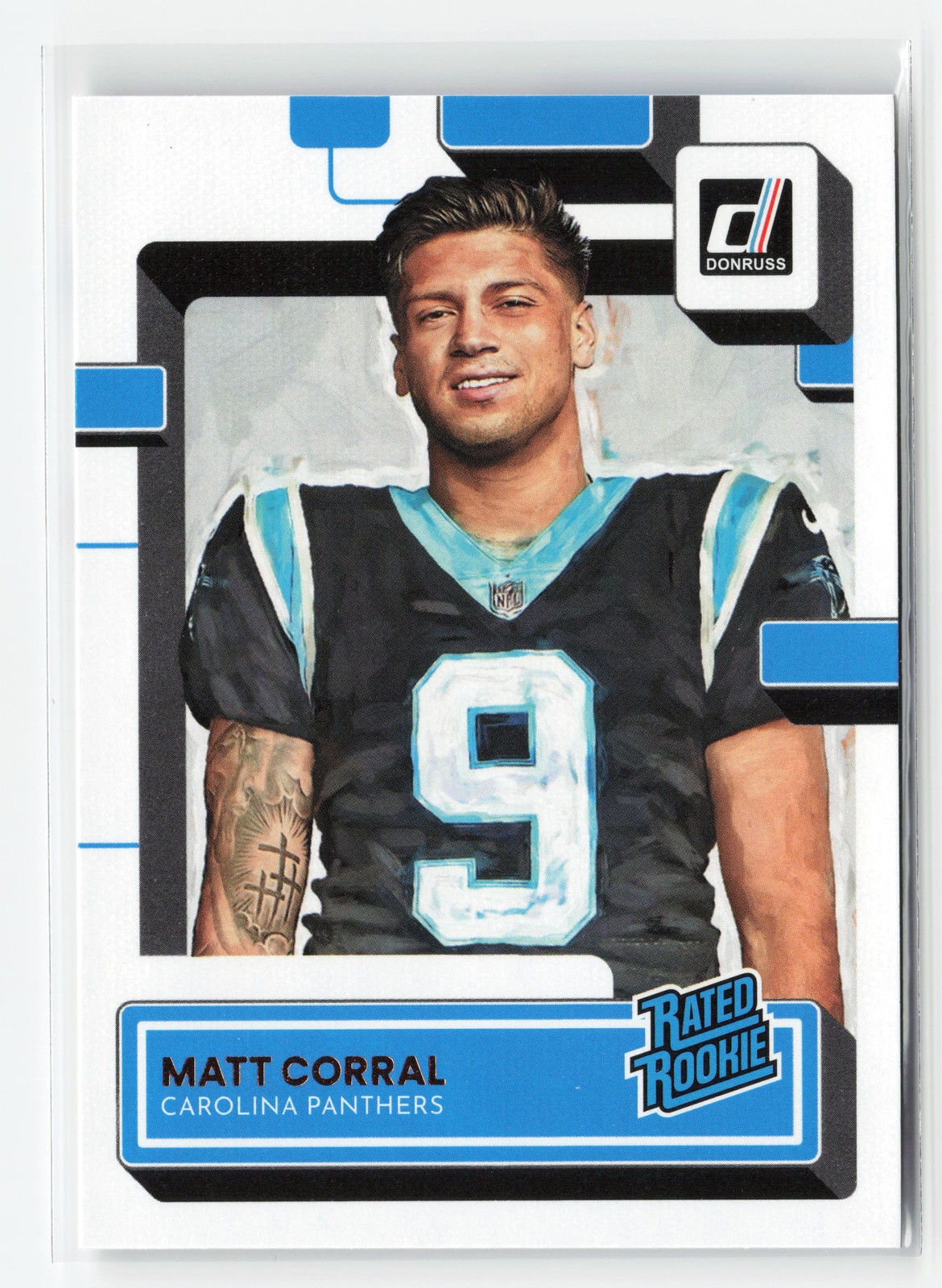 2022 PANINI DONRUSS ROOKIE MATT CORRAL #302 PORTRAIT RC PANTHERS