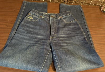 Vtg Chemise Lacoste Denim Jeans 25x30 Japanese Market Archival Release 2-Tag