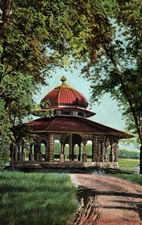 PAVILION At PETTIBONE PARK In La CROSSE, WI On Vintage 1909 Postcard
