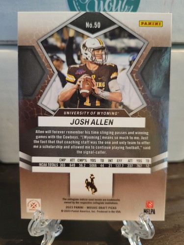 2023 Panini Mosaic Draft Picks Josh Allen #50 - Bild 2 von 2