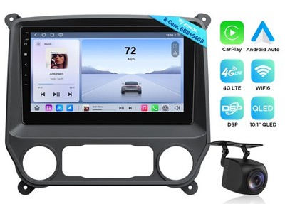 10.1''Android 6+64 for GMC Sierra 2014-2018 Car Stereo Radio CarPlay Touch Screen