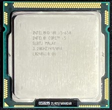 Dell / Intel Core i5 - 650  3.2GHz CPU / LGA 1156 / Dual Core / SLBTJ / 40MJN