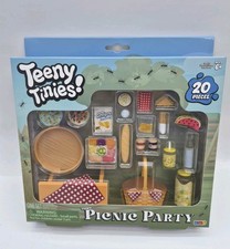 Teeny Tinies Teeny Picnic Party Mini Food Playset 20 Piece Set NEW