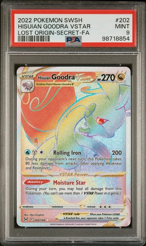 Hisuian Goodra VSTAR graded PSA 9 for sale on eBay