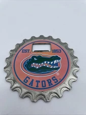 University Of Florida Gators BOTTLE BUSTER Bottle Opener Magnet Coaster Preowned